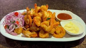 chicharrón de langostinos 