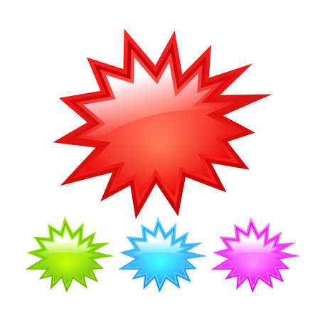 Starburst icon Stock Photo