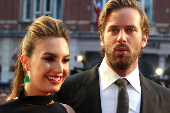 Armie Hammer and Elizabeth Chambers