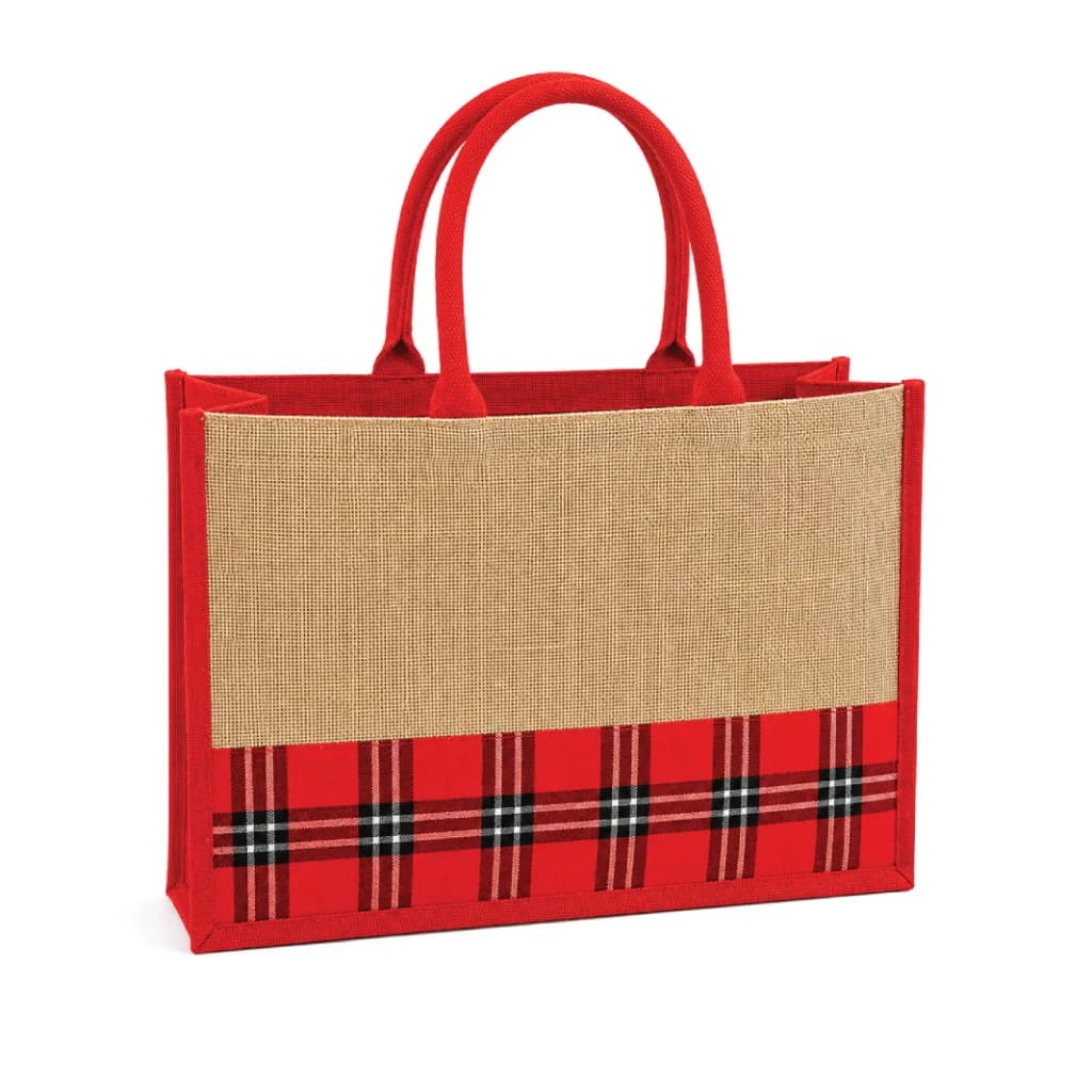 Jute Bag with Bottom Maasai Patch