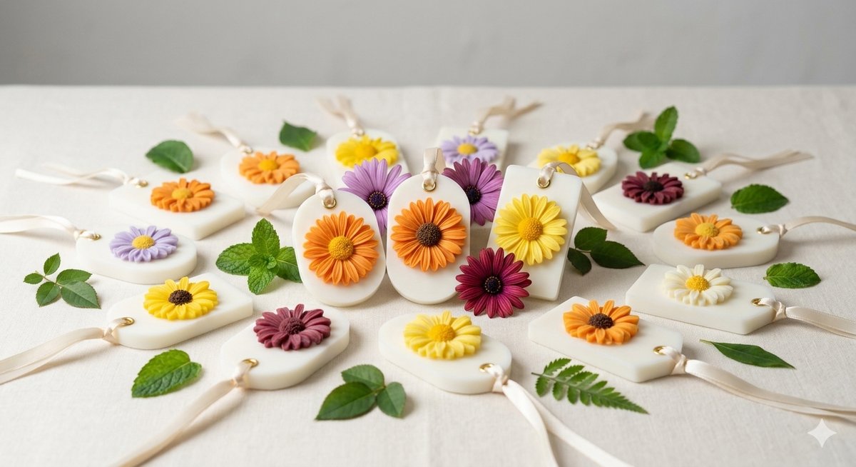 Daisy Flower Wax Sachets