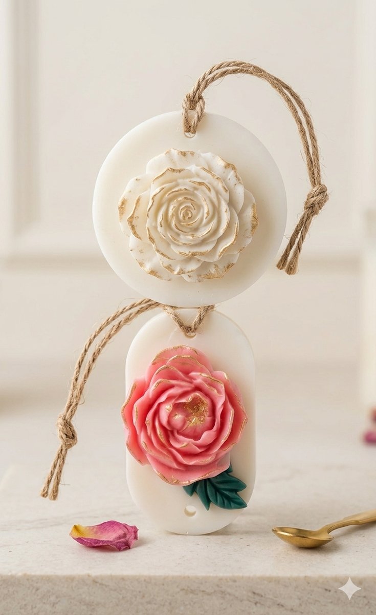 Elegant Handmade Floral Wax Sachets