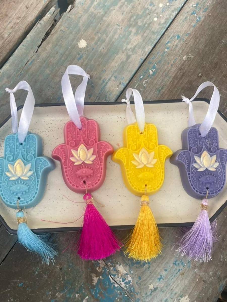 Sacred Hamsa Hand Spiritual Protection Wax Sachets