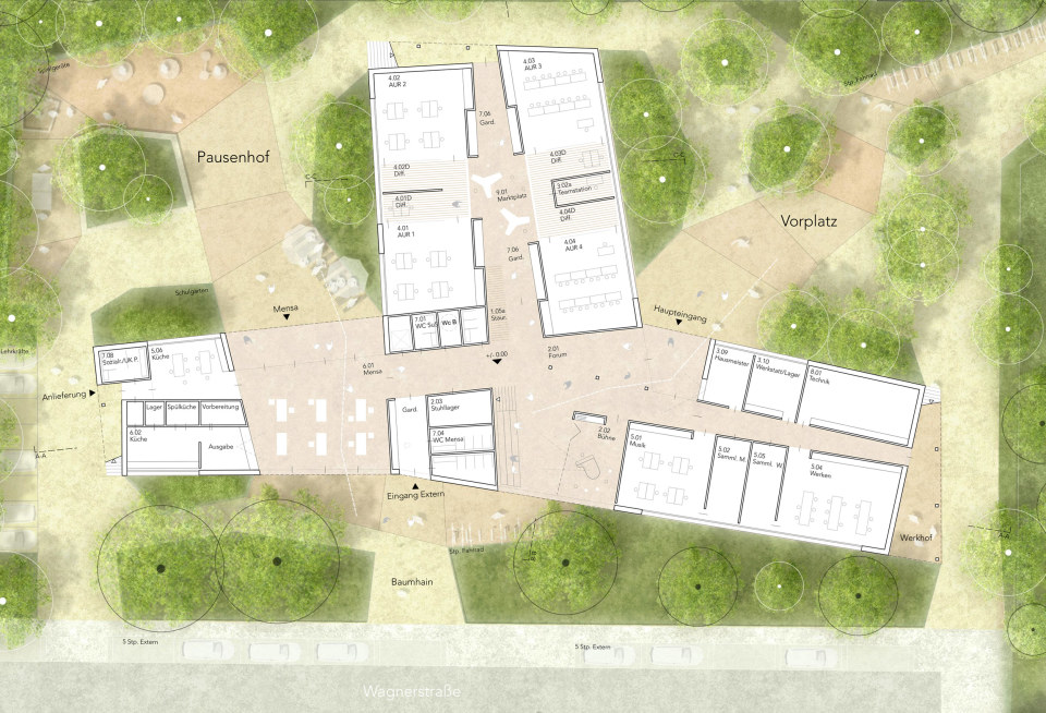 NAK Architekten // 3. PREIS // Grundschule Gro Dngen