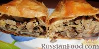 Фото к рецепту: Рулеты из лаваша с курицей, грибами и сыром Фото к рецепту: Рулеты из лаваша с курицей, грибами и сыром