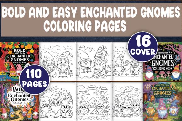 Enchanted Gnomes Coloring Pages Preview