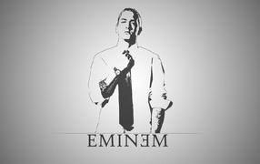 Портрет знаменитого Eminemа
