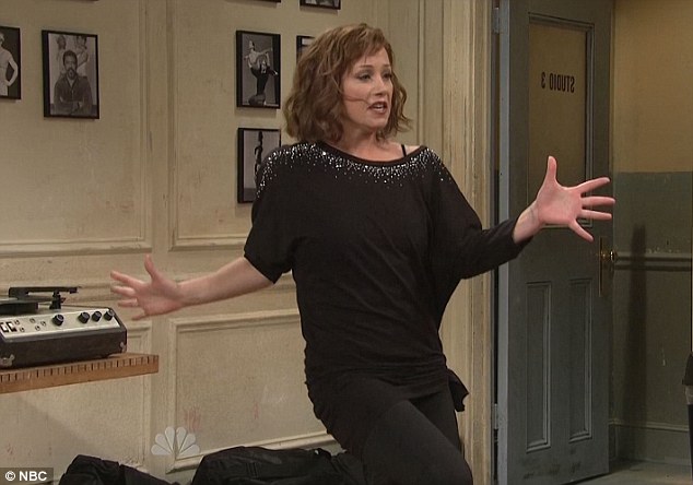 Funny girl: Christina is hilarious playing a dance instructor