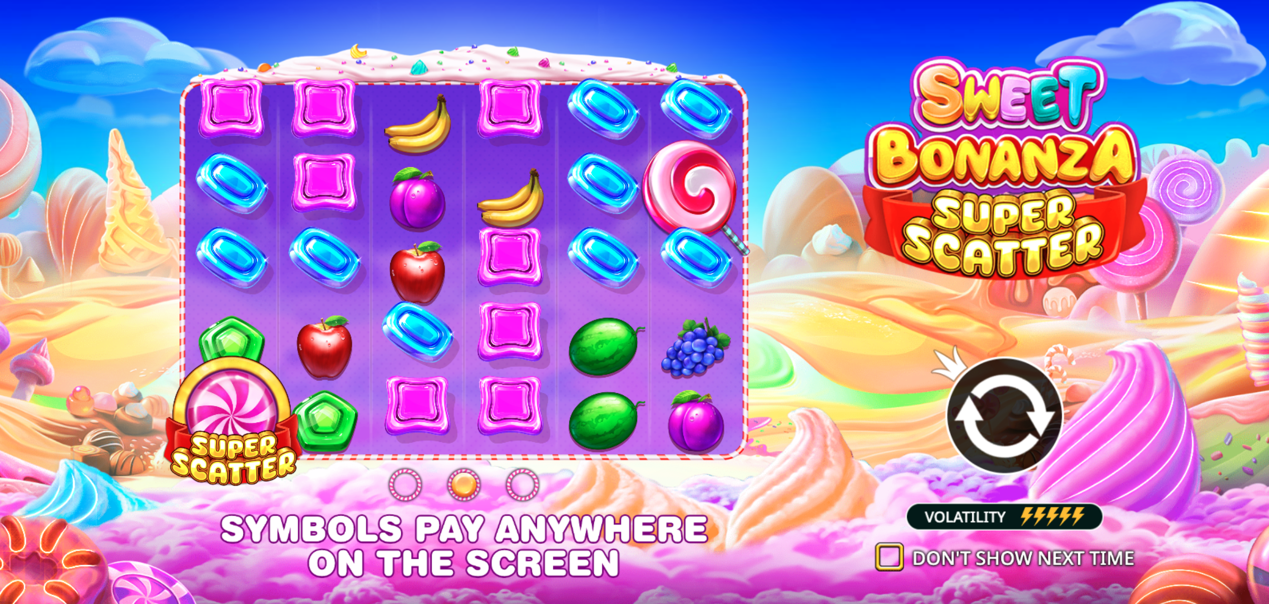 Juega la tragamonedas Sweet Bonanza Super Scatter Demo tragamonedas Sweet Bonanza Super Scatter