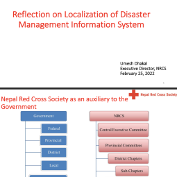 Reflection on Localization of Disaster Management Information System