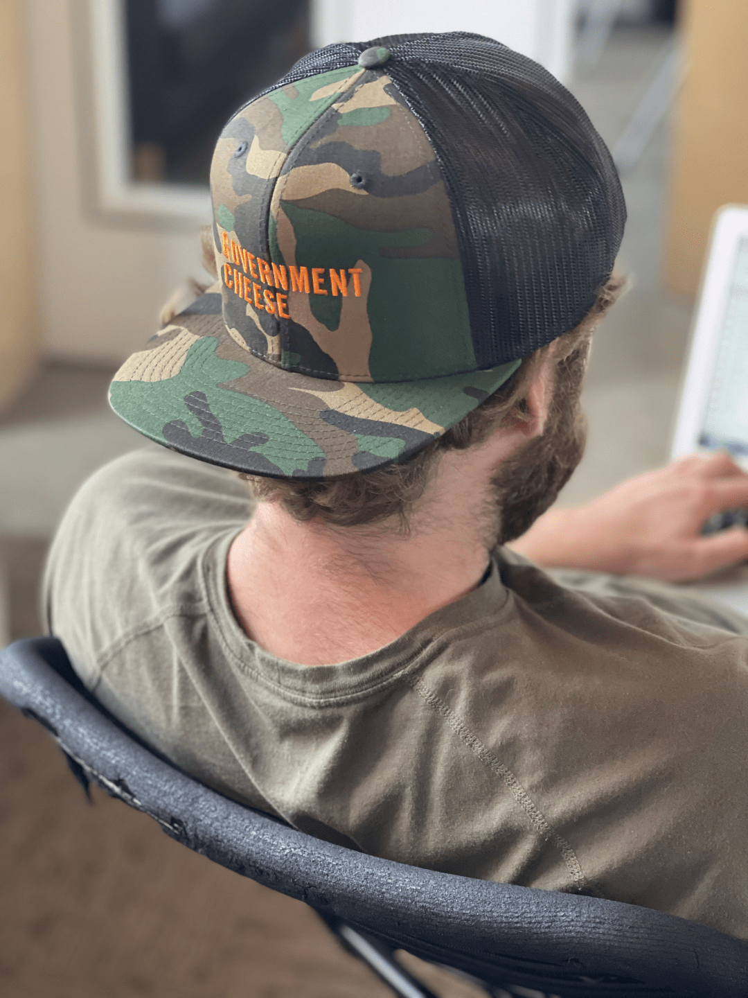 Government Cheese Camo Snapback