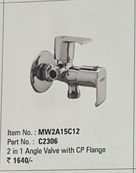 2 in 1 ANGLE VLAVE WITH CP FLANGE
