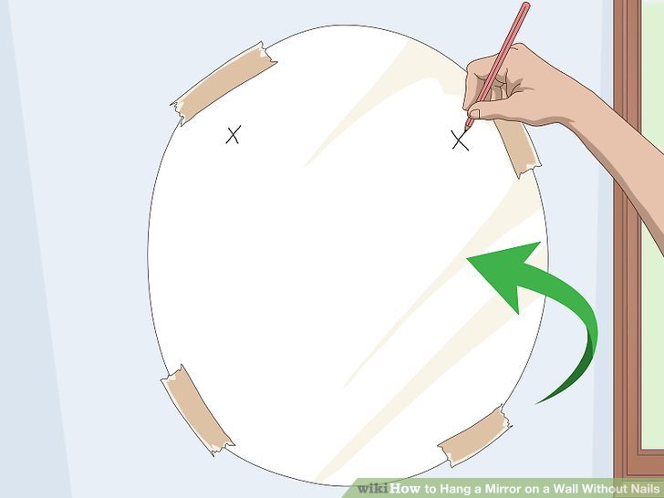 Image titled Hang a Mirror on a Wall Without Nails Step 7