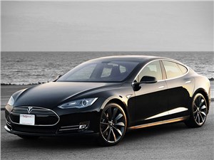 Предпросмотр tesla model s p85d 2014 вид спереди сбоку