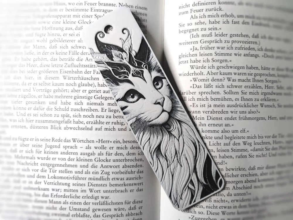 Fantasy Cat Bookmark