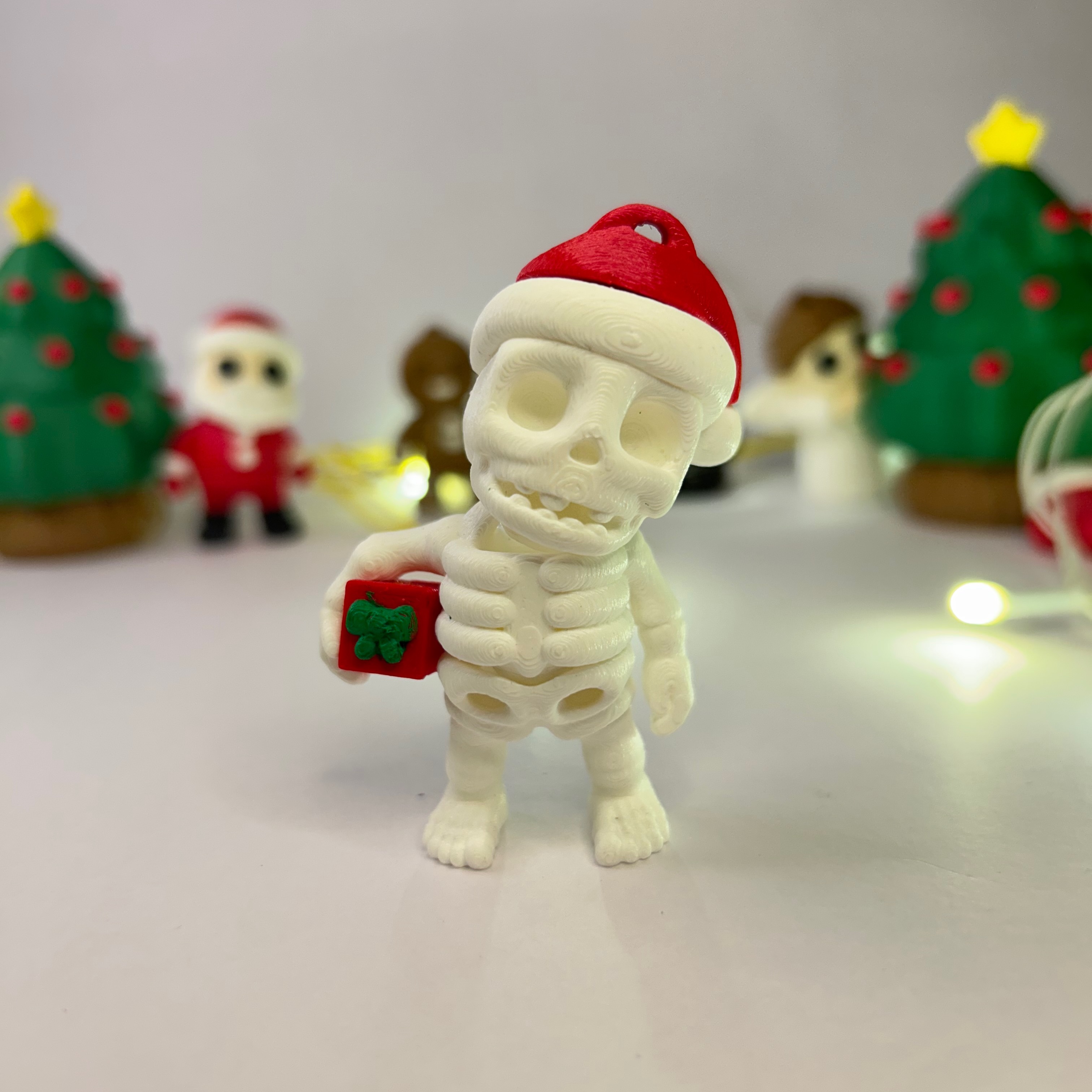 Santa Hat Skeleton