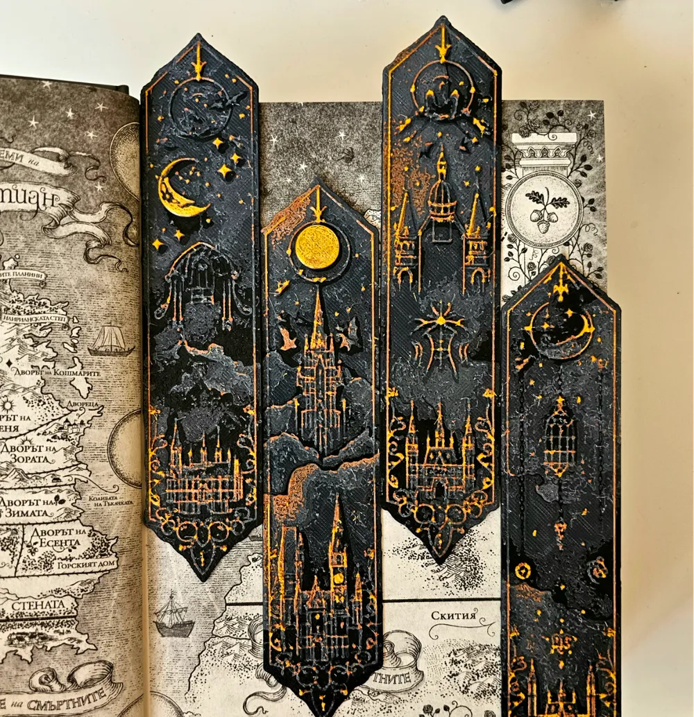 Hogwarts Bookmarks Set (Set of 4)