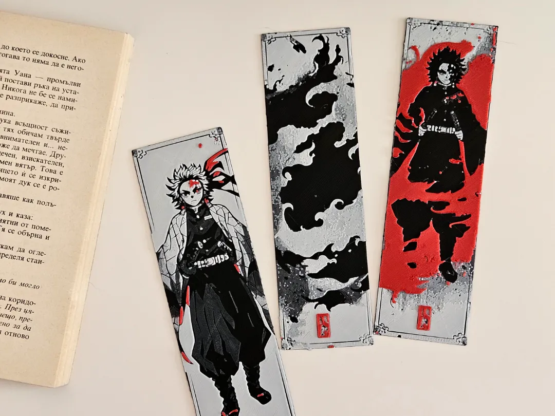 Demon Slayer Bookmarks (Set of 3)