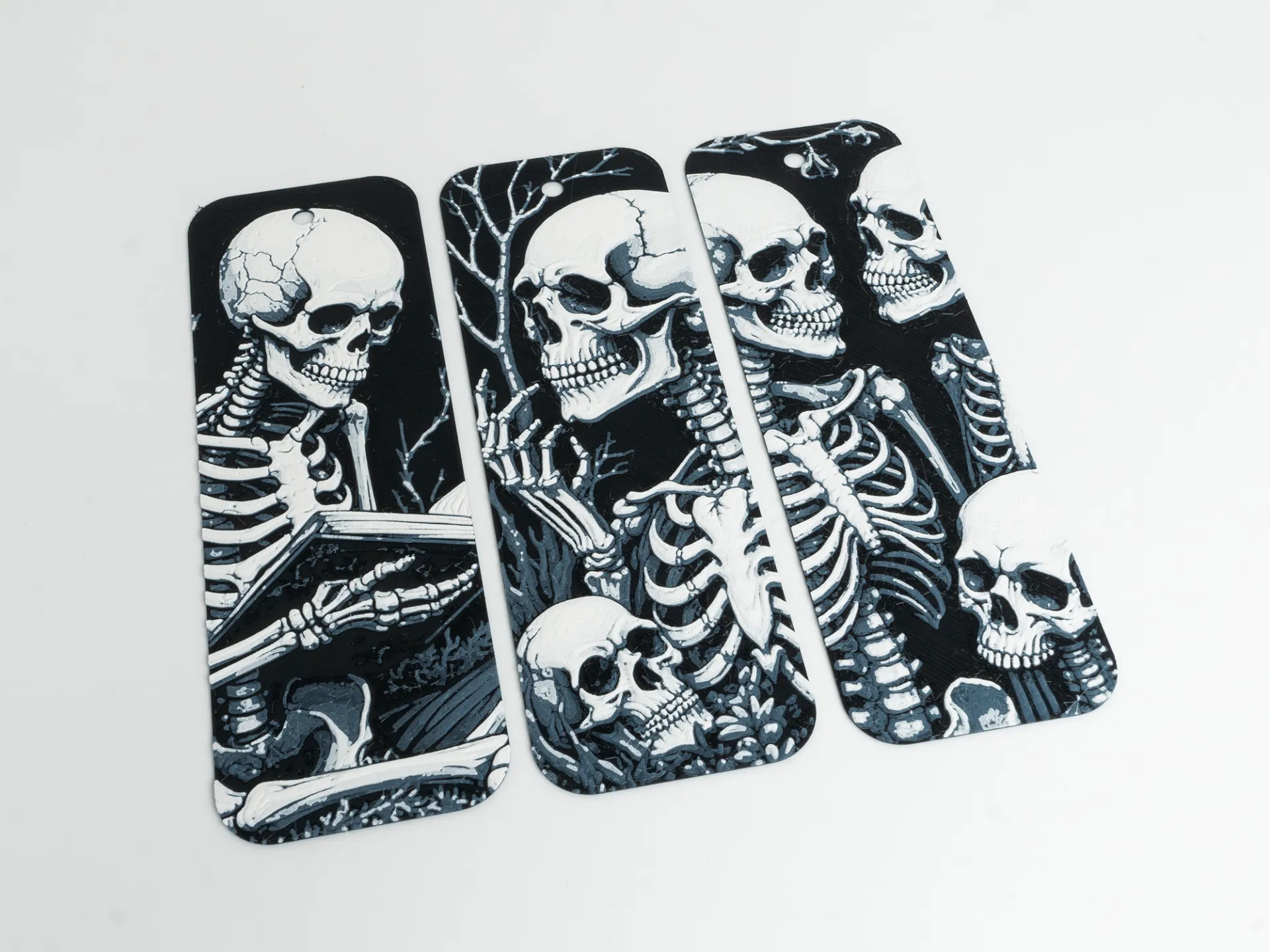 Skeleton Bookmarks (Set of 3)