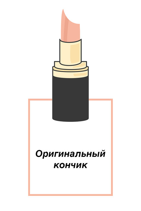 характер по форме помады