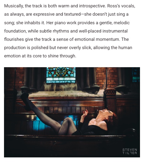 Screenshot of Fiona Ross – “Let Your Soul Shine” by JYLA