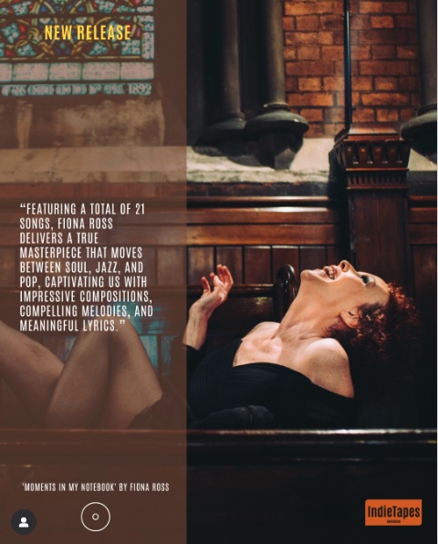 Screenshot of Fiona Ross - Moments in My Notebook (Soul | Jazz) by Indie Tapes
