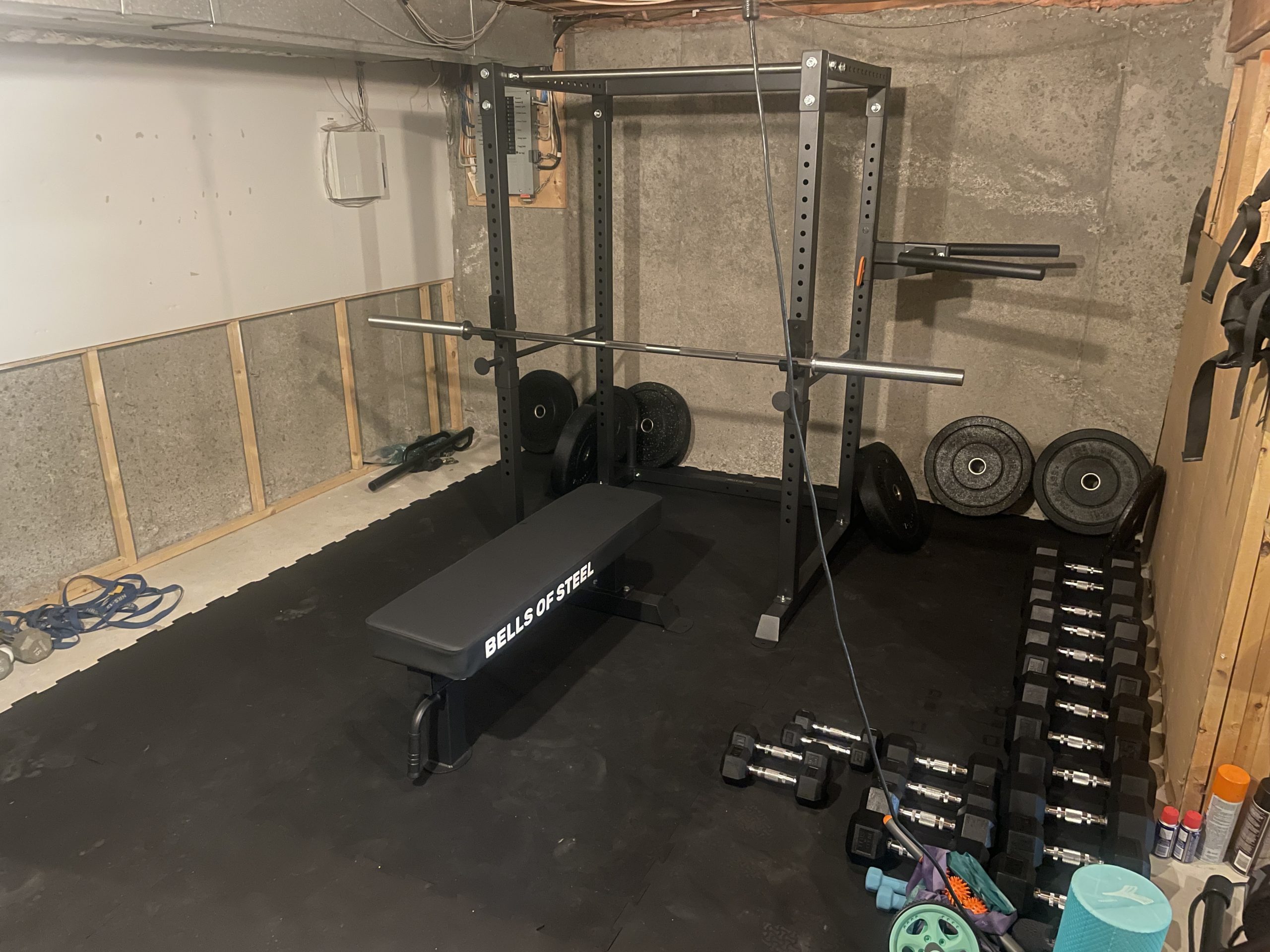 home gym setup