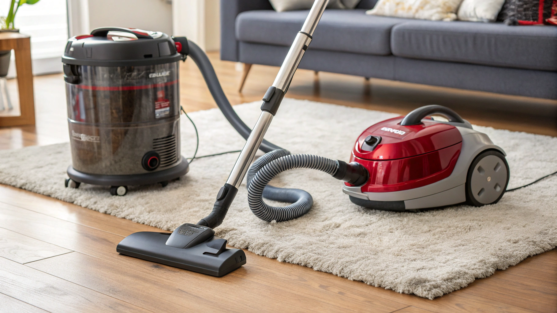 Illustrating Vacuum Cleaner Suction Power in Real-World Settings