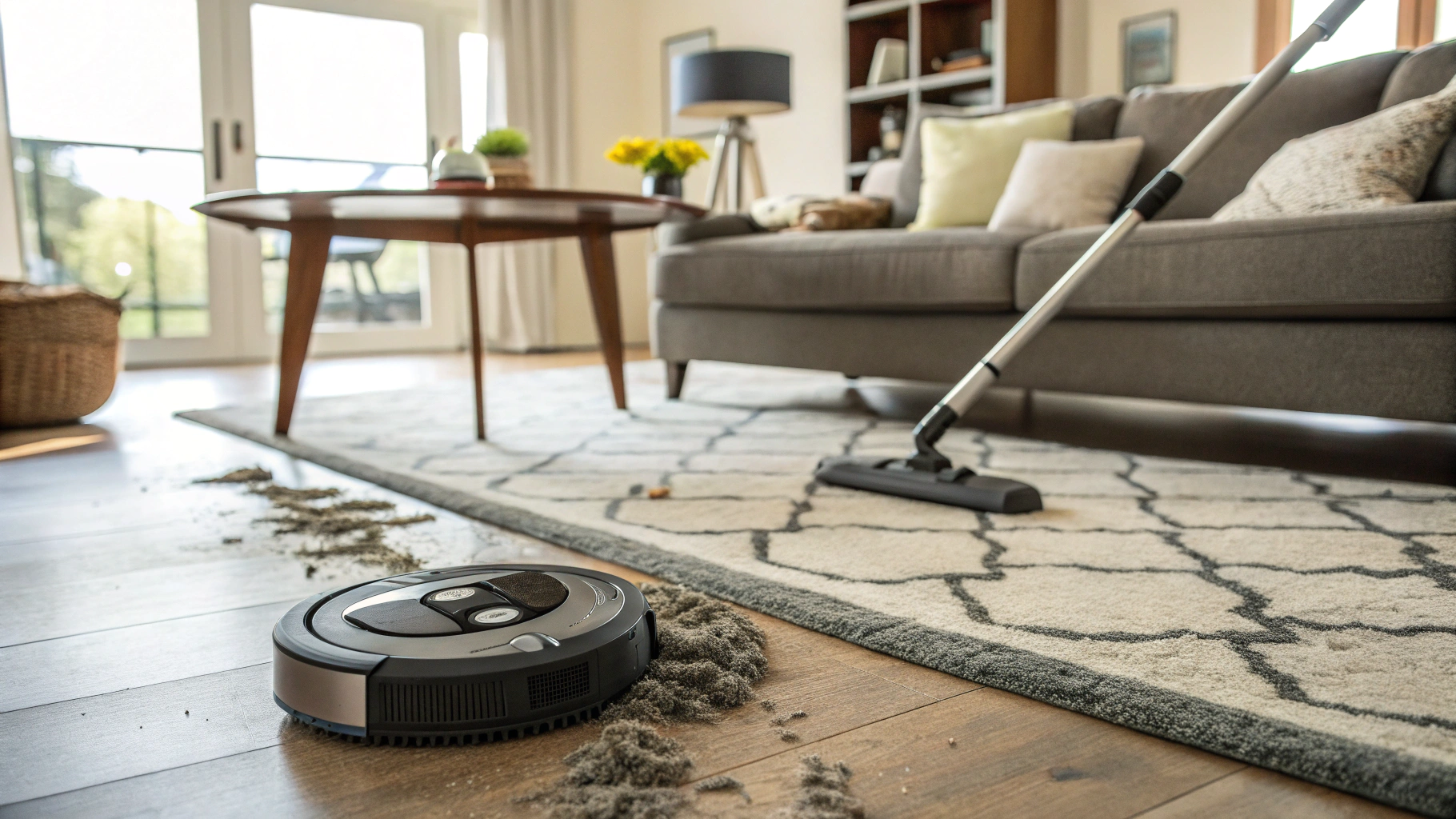 Robotic Vacuum with Mopping Function in a Domestic Setting