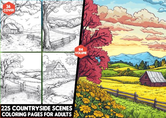 Countryside coloring pages cover