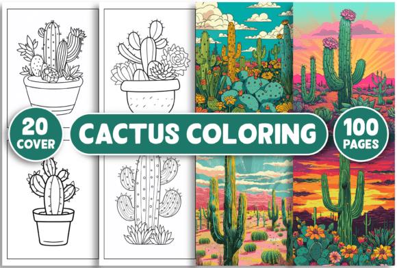 Cactus Coloring Book Cover