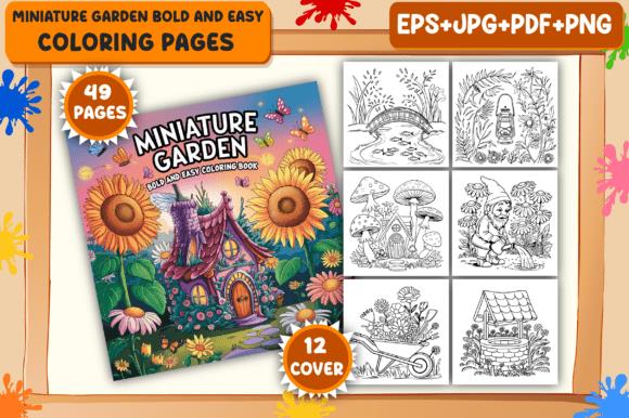Miniature Garden Coloring Book Preview