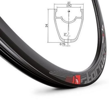 Обід Mach1 STORMER 17 700C 28отв., TLR, чорний, 440г