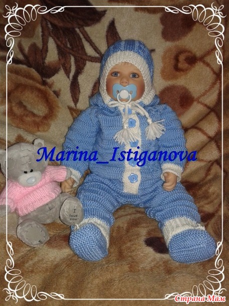 Мой комбинезон для новорожденного (с описанием)
