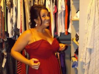 Wife undressing to show all
