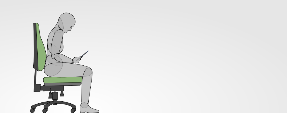 typical tablet posture