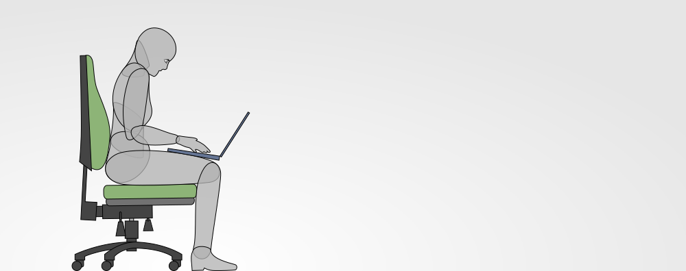 posture when using a laptop on your lap