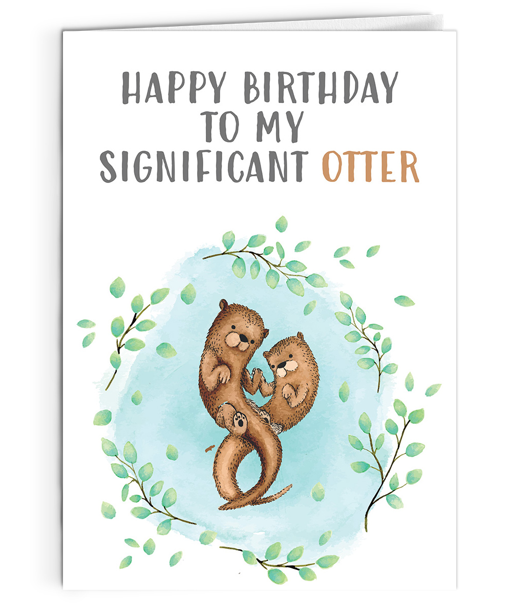 significant otter | greeting card