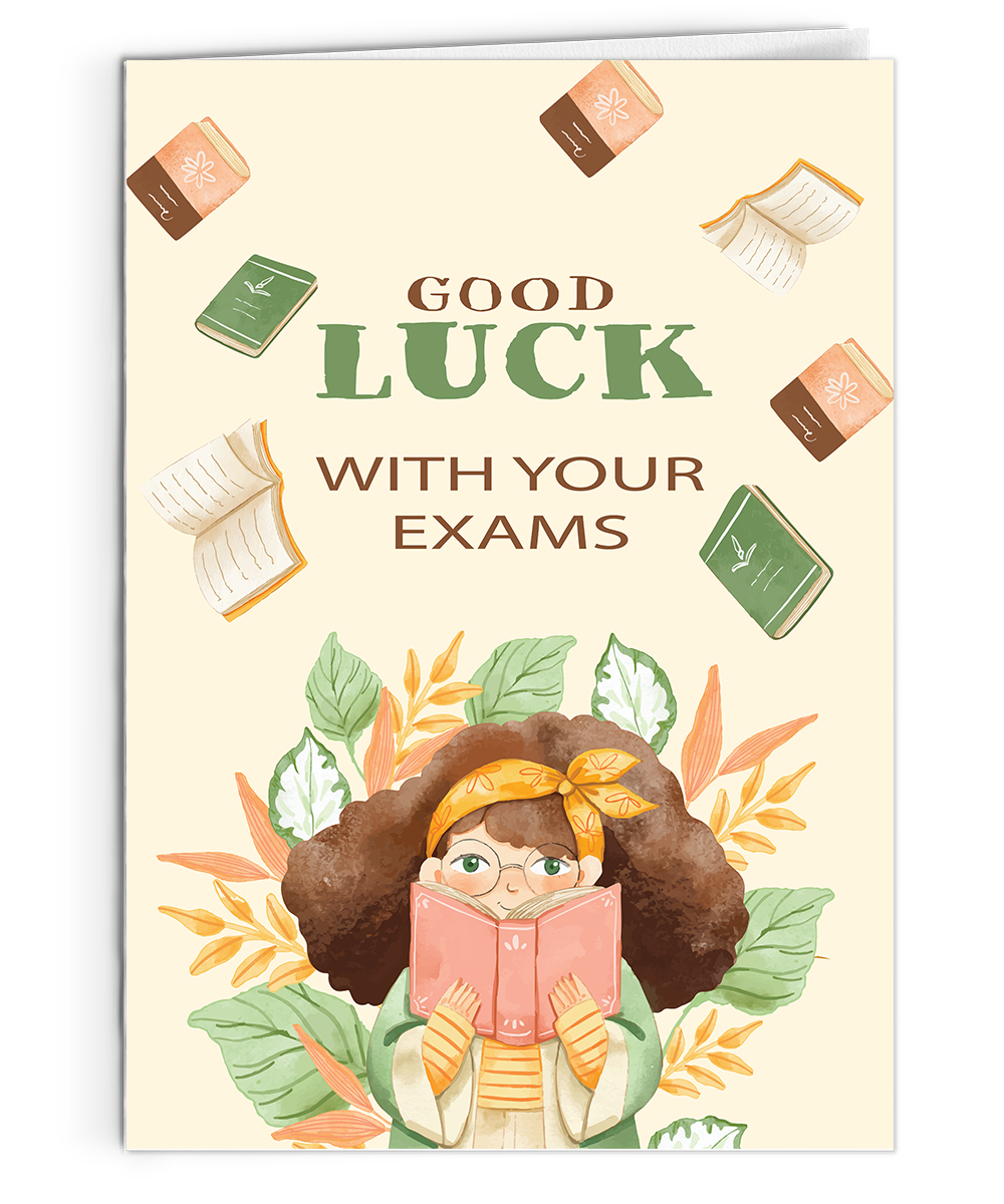 Exam Good Luck cards.