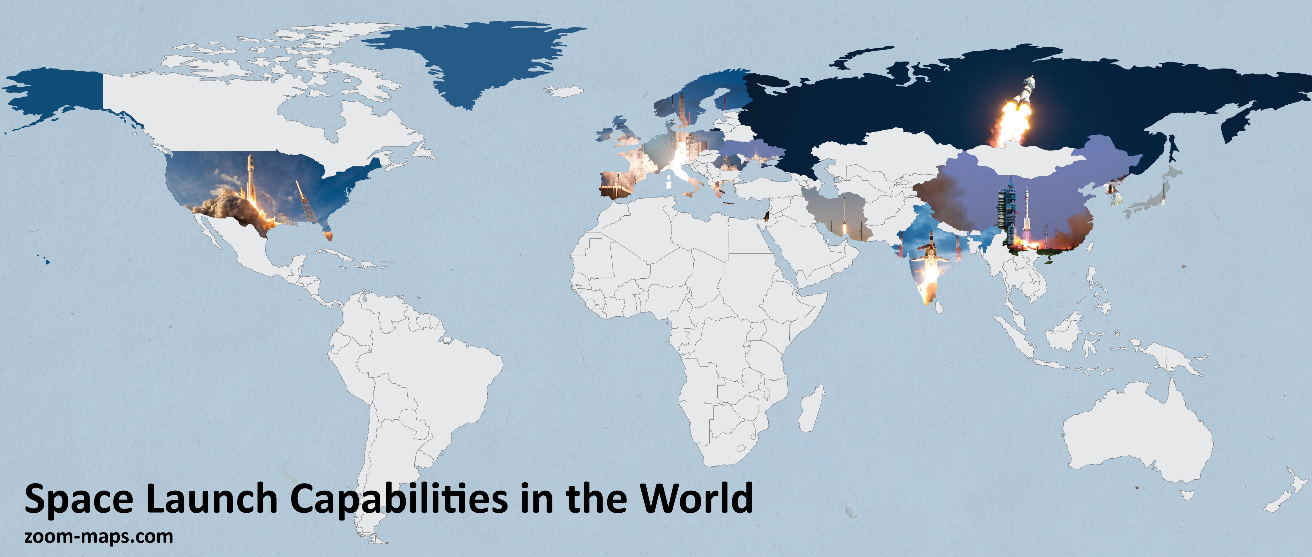 Space Launch Capabilities · Zoom Maps