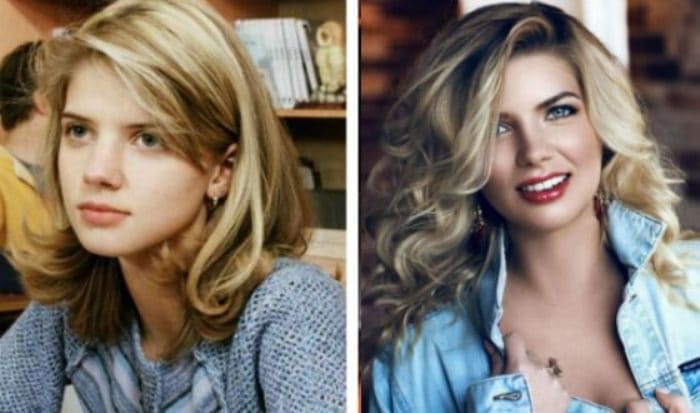 Анастасия Задорожная в сериале *Простые истины* и в наши дни | Фото: uznayvse.ru Анастасия Задорожная в сериале *Простые истины* и в наши дни | Фото: uznayvse.ru