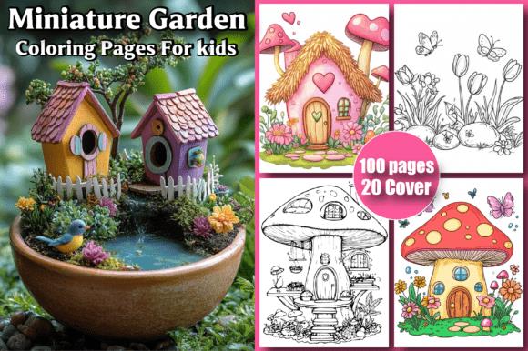 Miniature Garden Coloring Pages for Kids Cover
