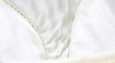 Zoomed Double Mesh on Bag 5
