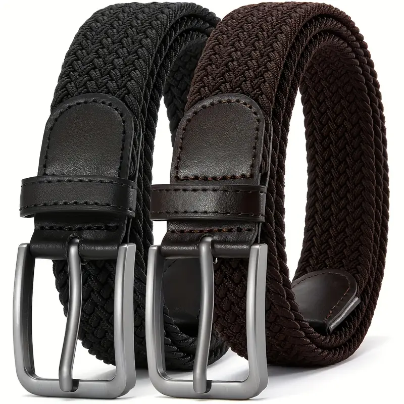 Men's Braided Stretch Belt