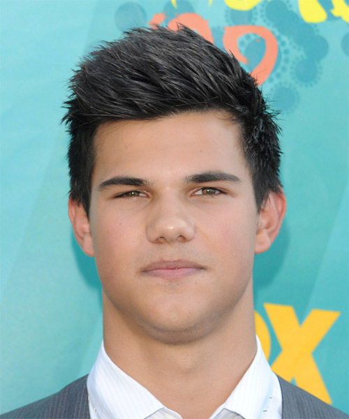 Taylor Lautner Short Straight Dark Ash Brunette Hairstyle