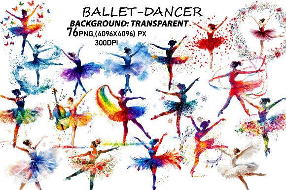 Ballet Dancer Clipart Collection