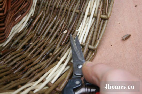 Корзины из лозы и ивы пошаговая инструкция для начинающих
