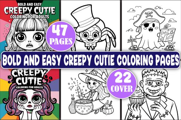 Creepy Cutie Coloring Book Cover