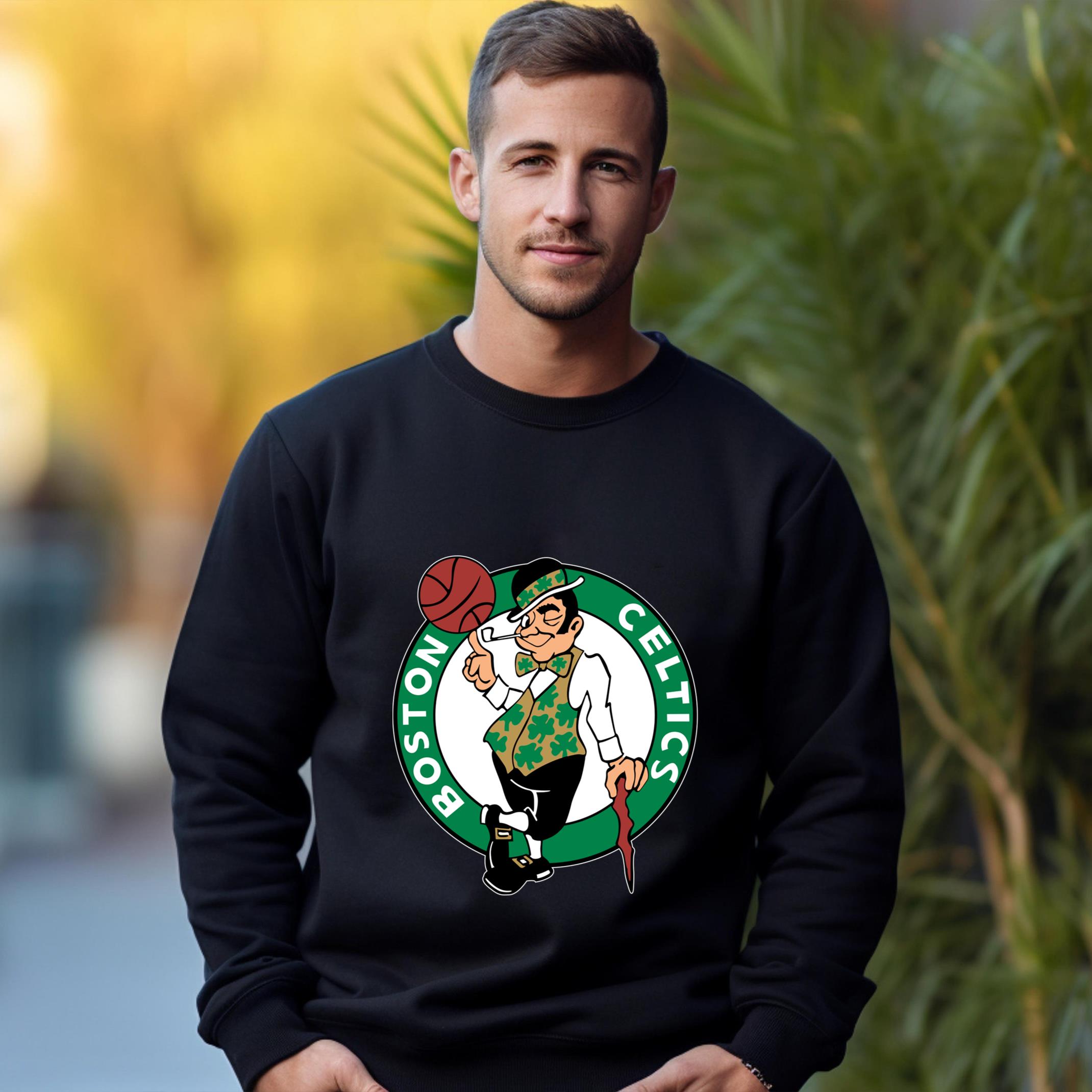 Boston Celtics Team Fan Apparel Adult Sweatshirt, Ultimate Logo Sweatshirt