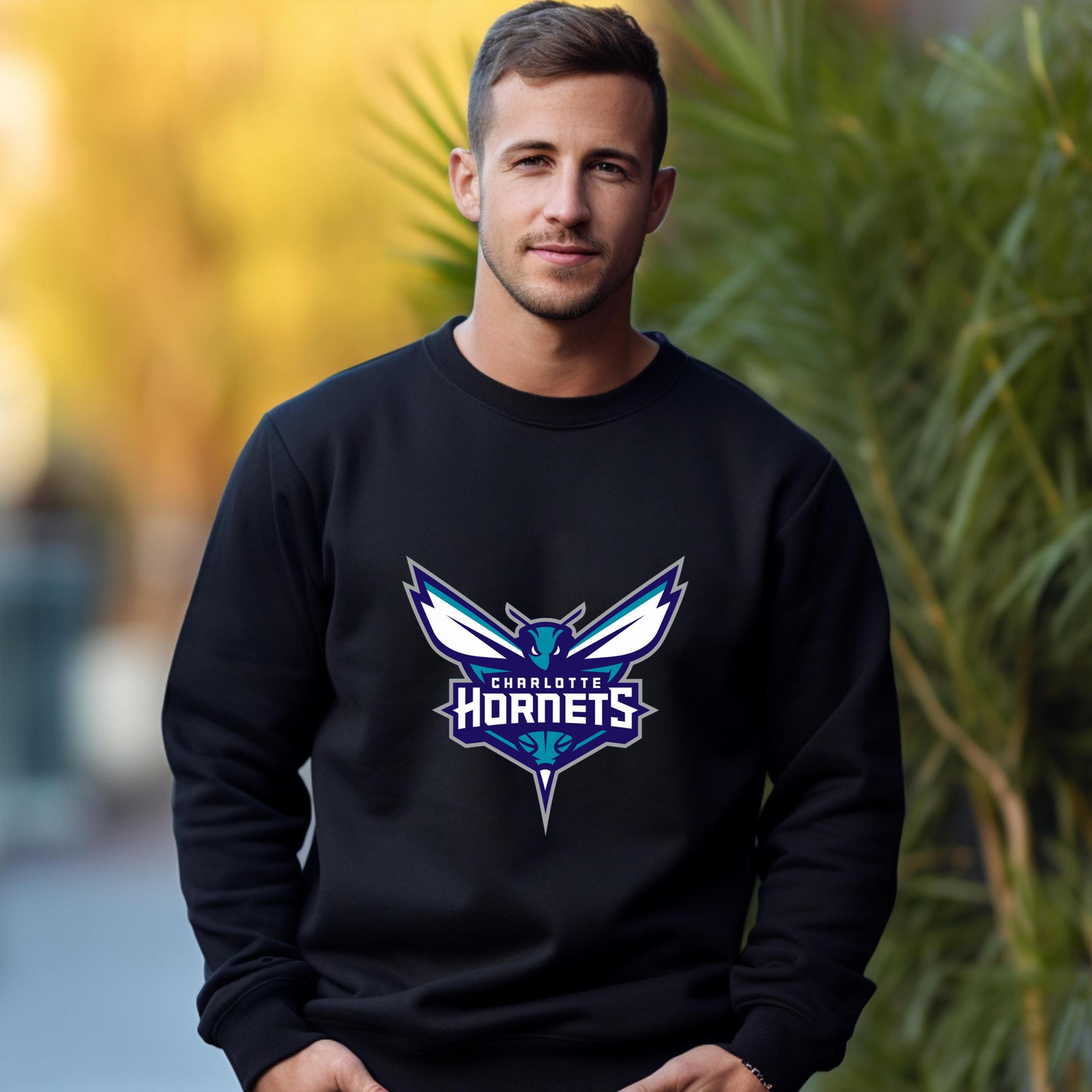 Charlotte Hornets Team Fan Apparel Adult Sweatshirt, Ultimate Logo Sweatshirt